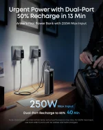 پاوربانک 26250 میلی آمپر انکر Anker Prime Power Bank 26250mAh 300W A110A - Image 3