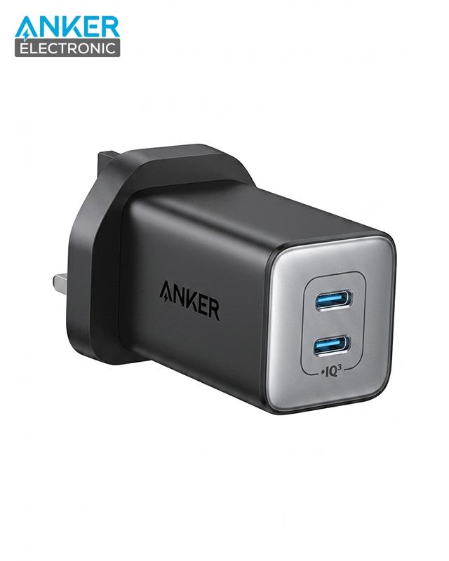 A2039 شارژر دیواری 47 وات انکر Anker Nano 3 47W GaN Compact Charger UK A2039 پلاگ سه پین - Image 1