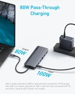 هاب 14 پورت انکر Anker Laptop Docking Station 14 in 1 A8389 - Image 2