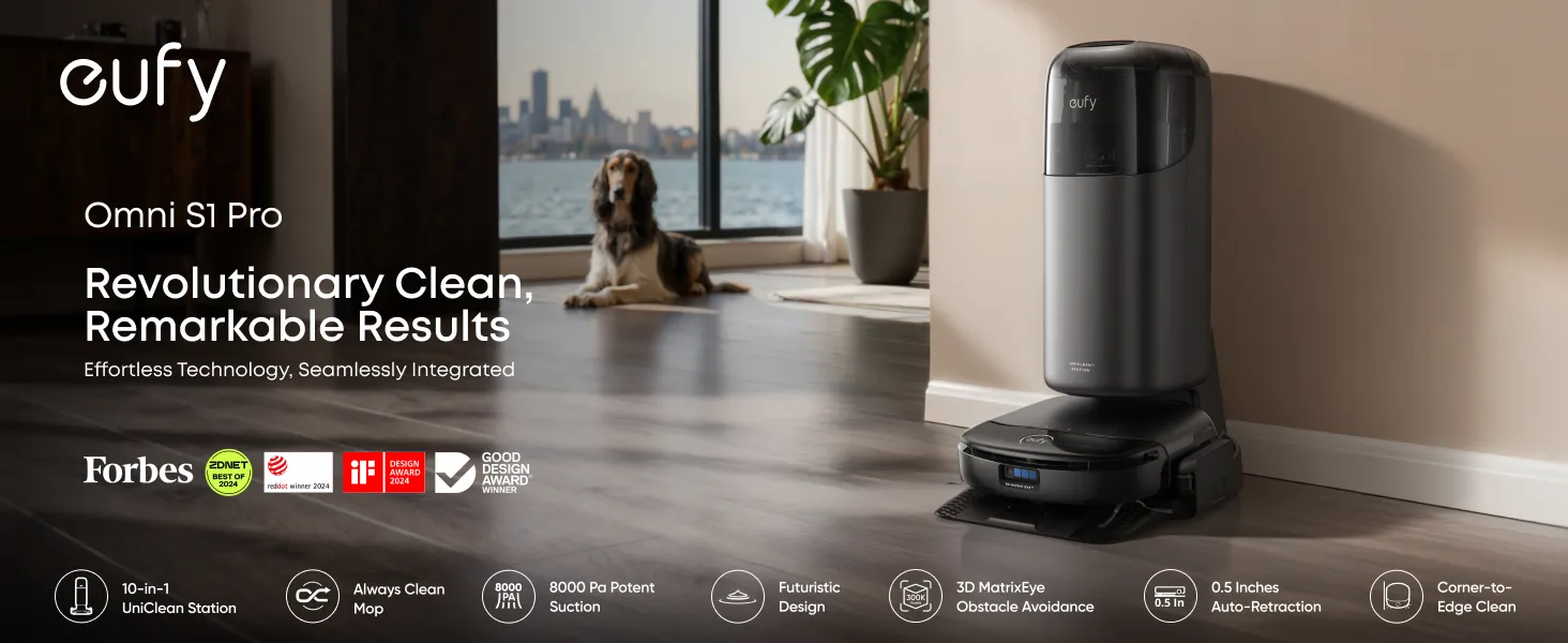 جارو رباتیک انکر ANKER Eufy Omni S1 Pro Robot Vacuum Cleaner T2080