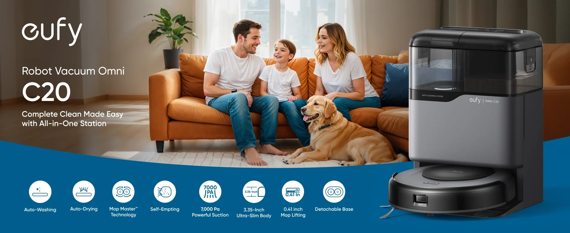 جارو رباتیک انکر مدل Anker Eufy Omni C20 Robot Vacuums T2280 1 Anker Eufy Omni C20 Robot Vacuums T2280
